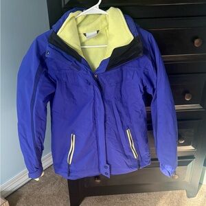 Columbia Blue and Yellow Women's Jacket